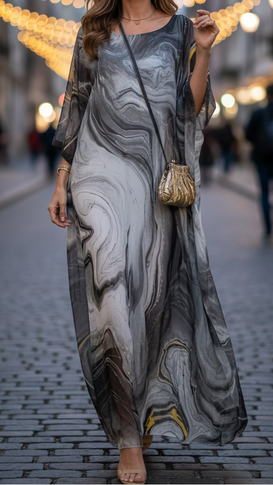 Women's Chiffon Maxi Dress