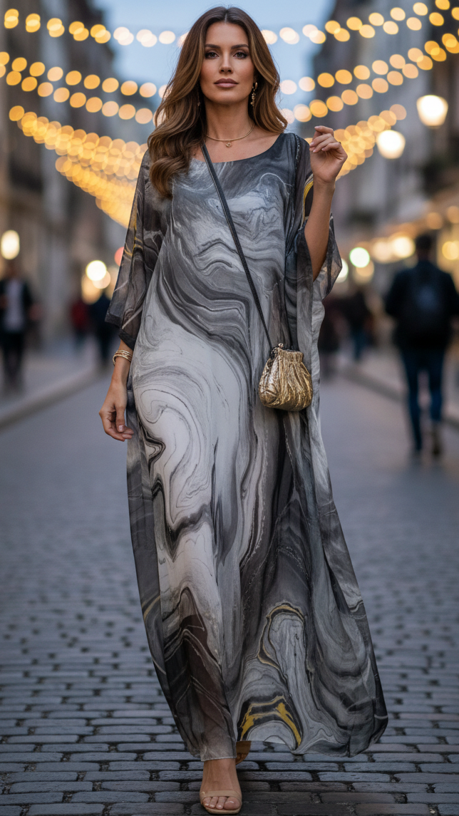 Women's Chiffon Maxi Dress