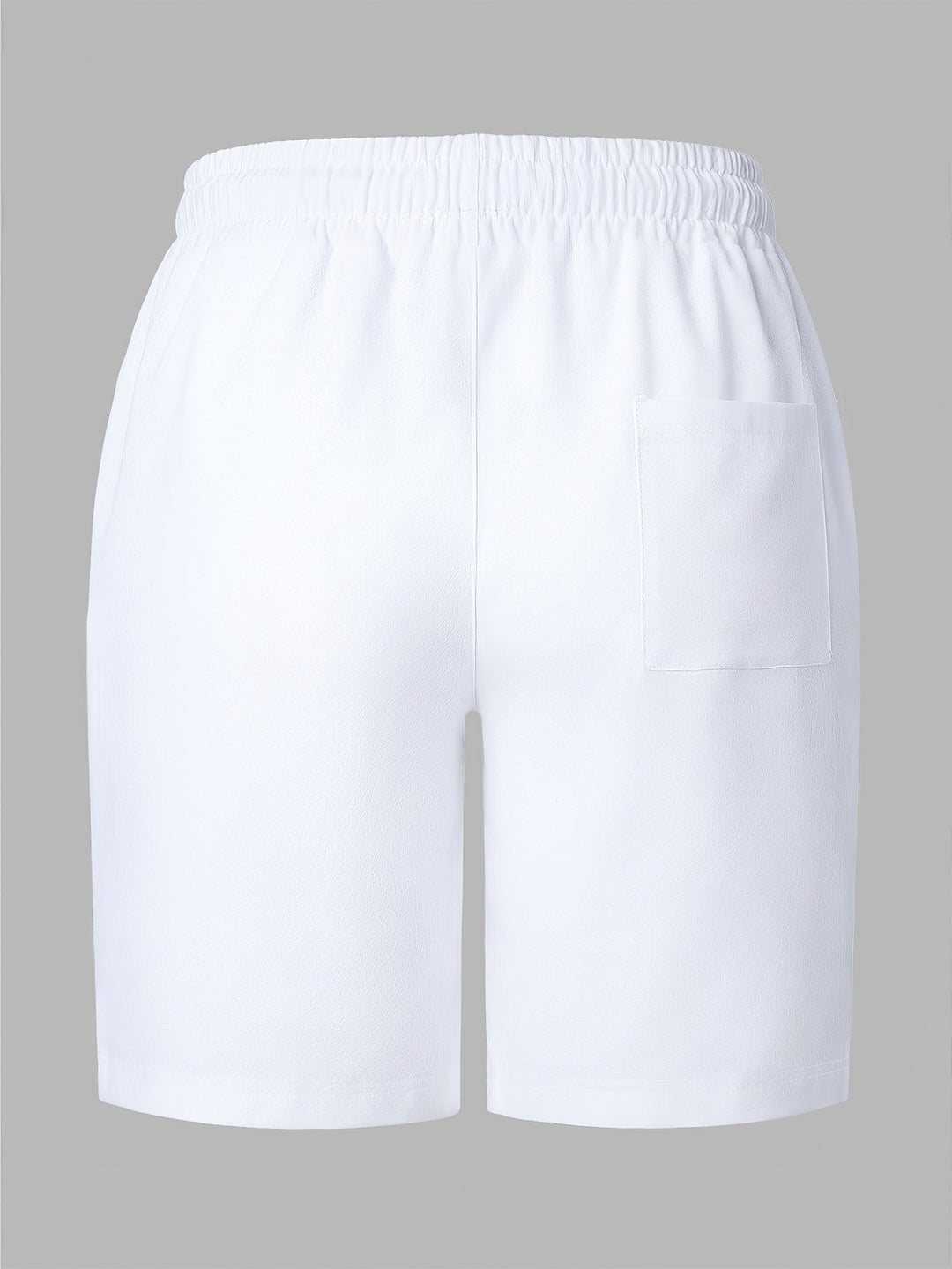 Relaxed fit men's shorts with an adjustable drawstring, designed for maximum comfort and casual versatility.