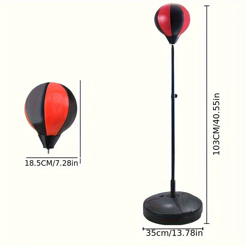 Adjustable kids' punch bag set, ideal for children's boxing training, suitable for indoor & outdoor active play.