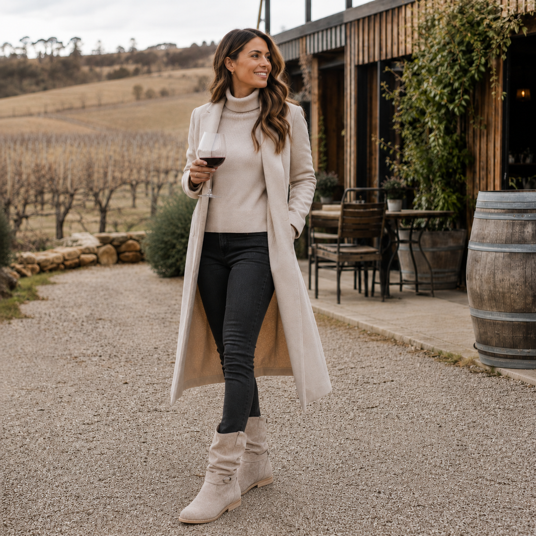 Ladies' fashion orthopedic ankle boots, low-heel design ensures ultimate comfort & support.