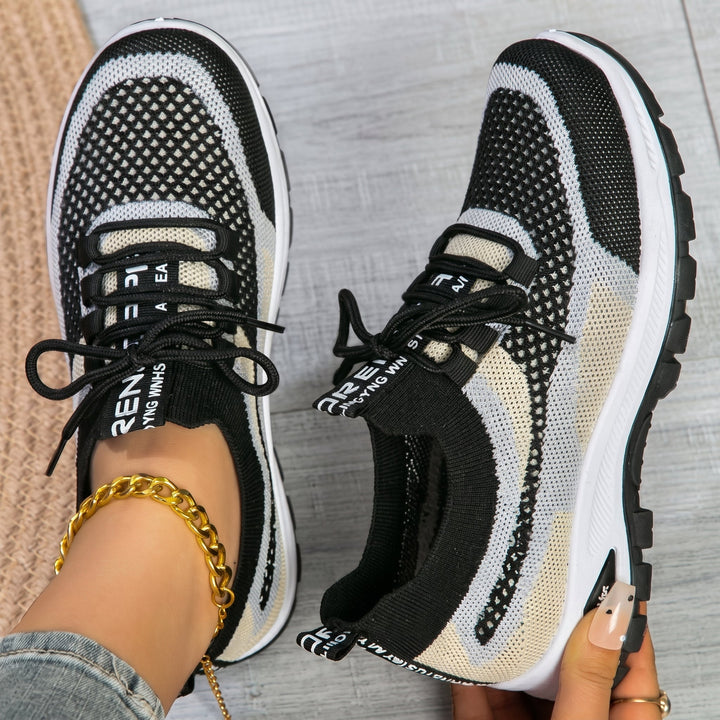 Supportive women's orthopedic shoes, breathable lace-up design ensures lasting comfort for active walking.