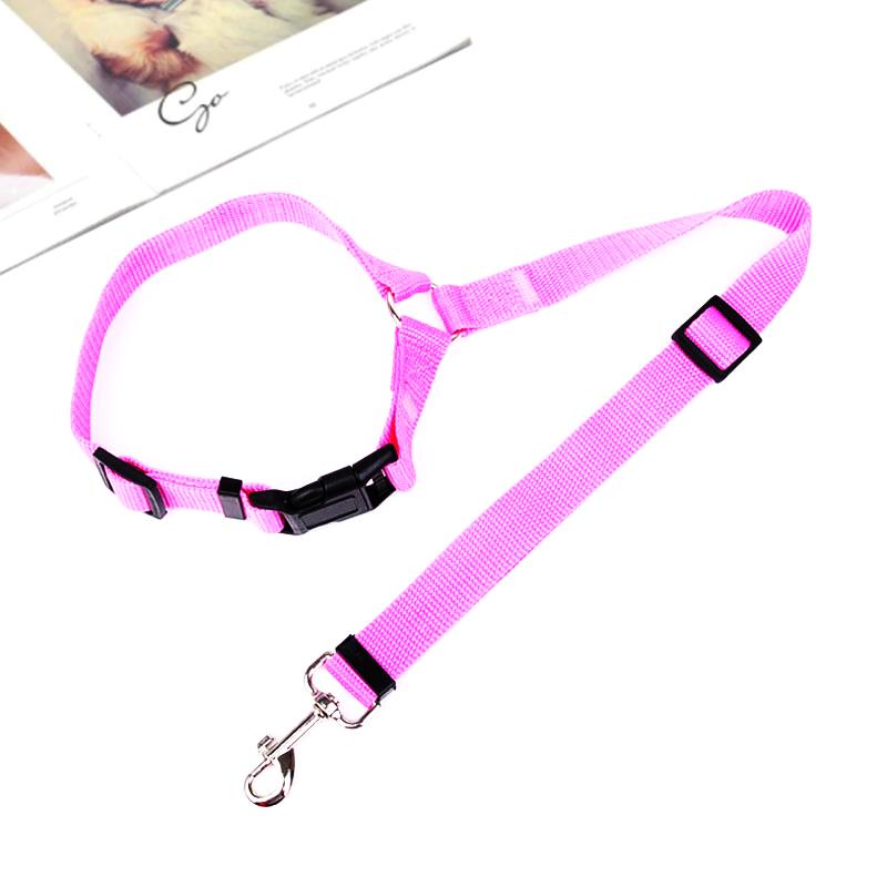 Adjustable dog car safety leash for secure & comfortable pet travel in vehicles.
