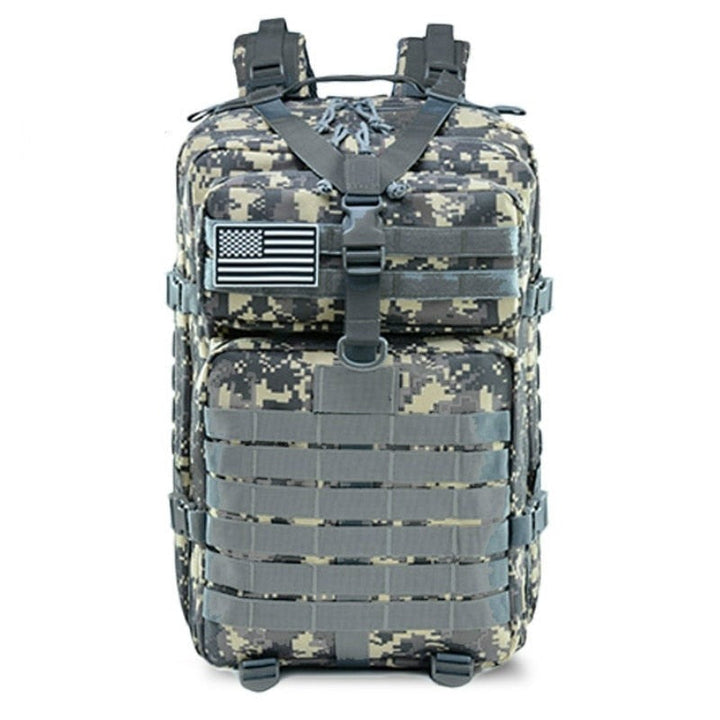 Large capacity 50L outdoor backpack, great for travel & hiking. Unisex & durable design.