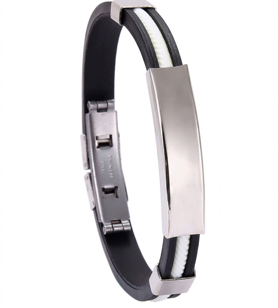 Unisex modern adjustable wrist bracelet with a sleek design, perfect for versatile everyday wear.