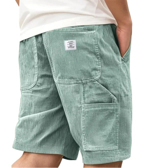 Men's versatile straight-cut cargo shorts, relaxed fit for everyday comfort and summer style.