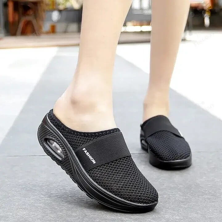 Versatile women's casual shoes. Air cushion comfort, arch support & breathable for everyday walking.