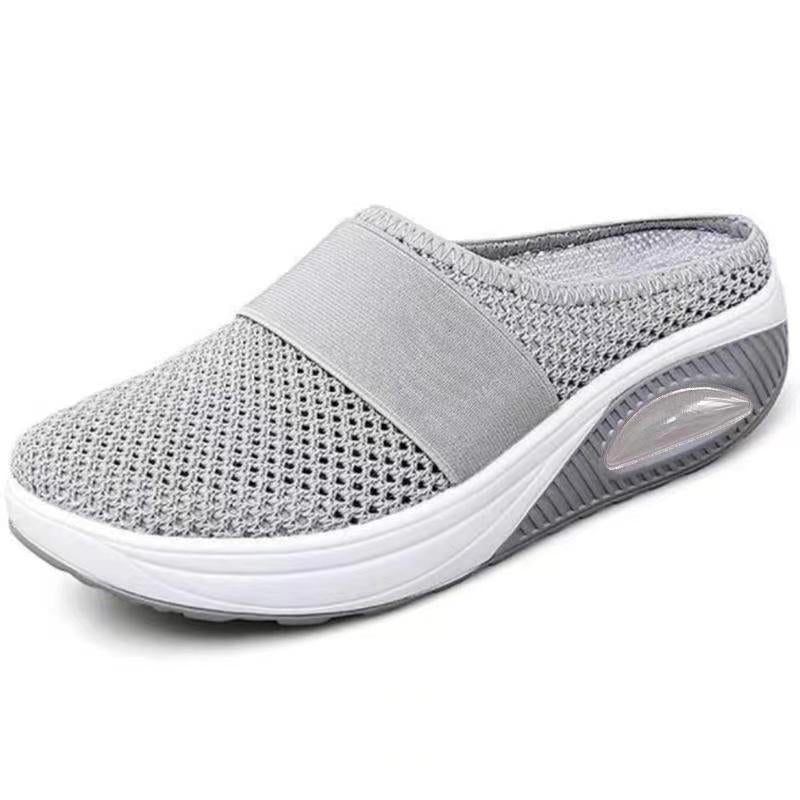 Women's comfort walking shoes. Air cushion & arch support provide pain relief for everyday steps.