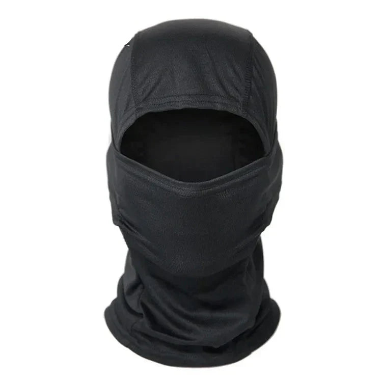 Unisex all-season tactical balaclava face mask for outdoor activities and protection.