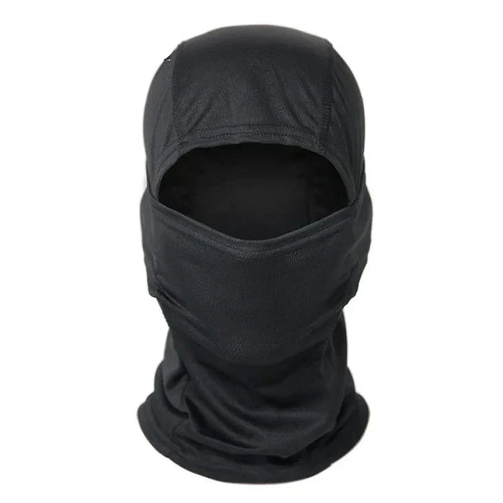 Unisex all-season tactical balaclava face mask for outdoor activities and protection.