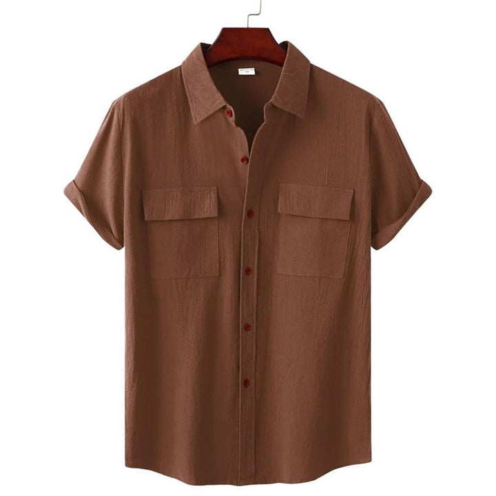 Women's Annie Blouse: Versatile short-sleeve casual top, ideal for elegant spring & summer everyday wear.