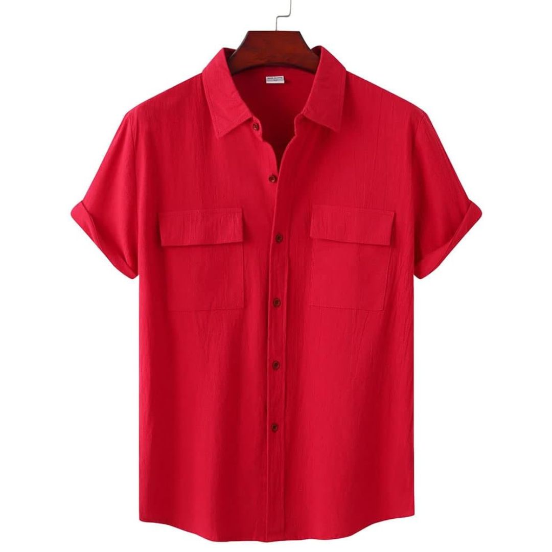 Casual women's Annie Blouse. Comfortable short-sleeve top for everyday wear, ideal for versatile spring outfits.