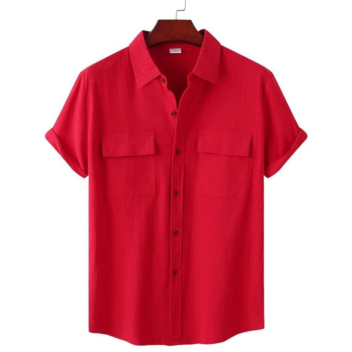 Casual women's Annie Blouse. Comfortable short-sleeve top for everyday wear, ideal for versatile spring outfits.
