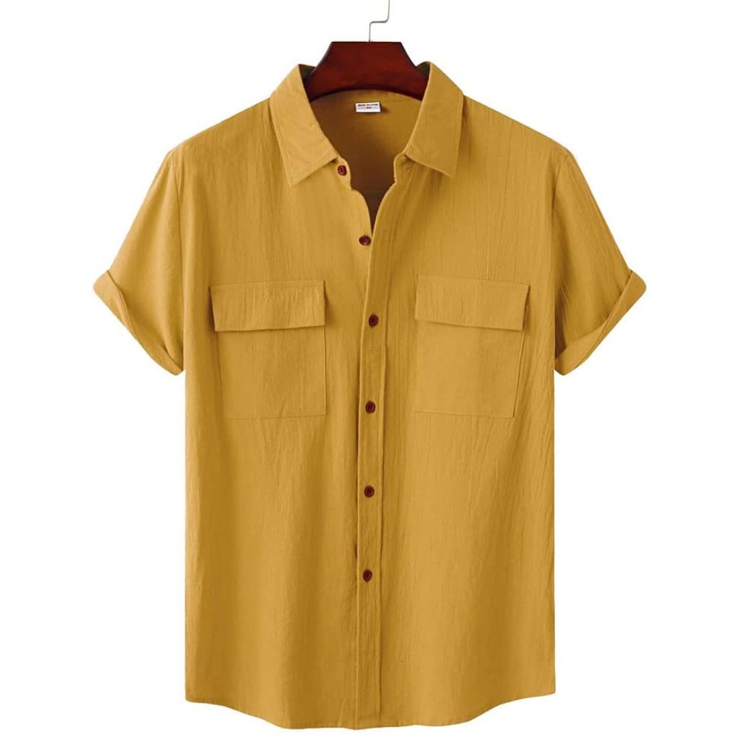 Effortless Chic Annie Blouse: Women's short-sleeve casual top, versatile for spring & summer everyday wear.