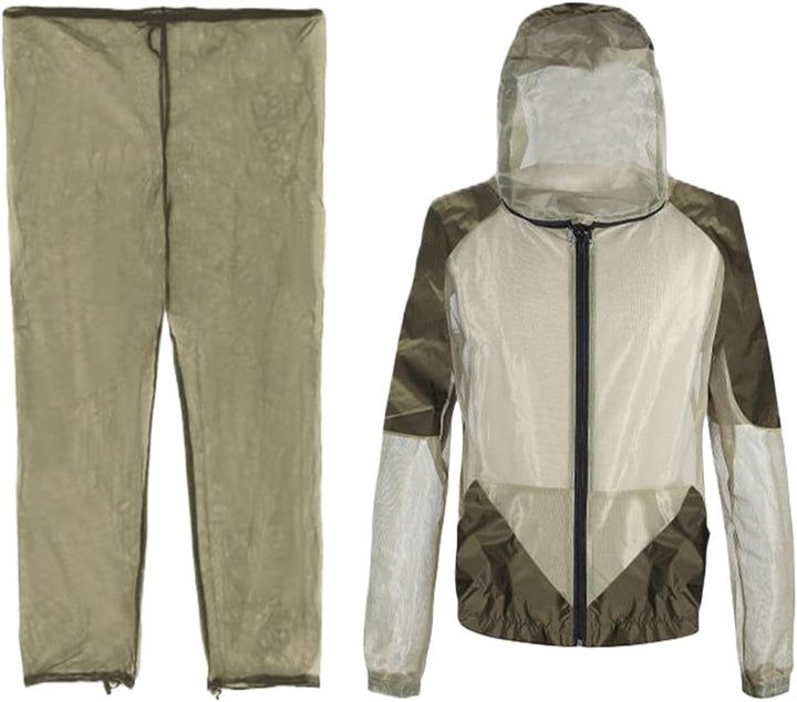 Full coverage anti-mosquito suit, quick-dry & pest repellent, ideal outdoor gear for hiking & adventure wear.