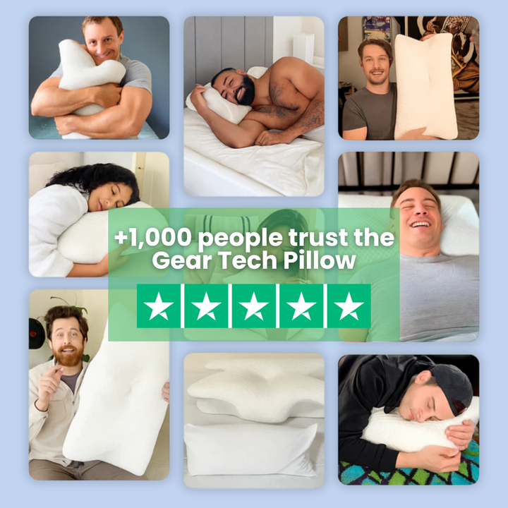 Snore reduction ergonomic pillow, a memory foam sleep aid for a restful night.
