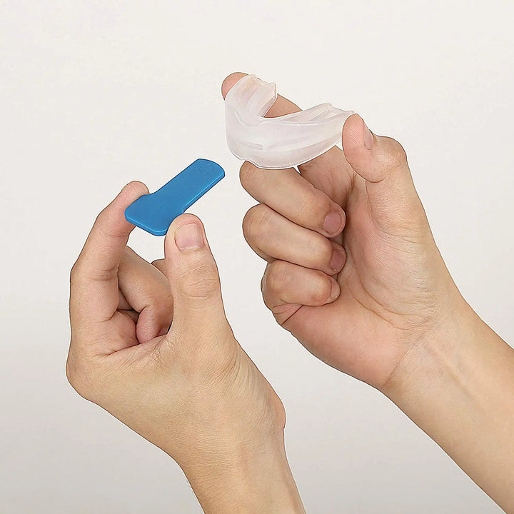 Sleep aid oral appliance: adult anti-snoring mouthguard, also helps with teeth grinding.