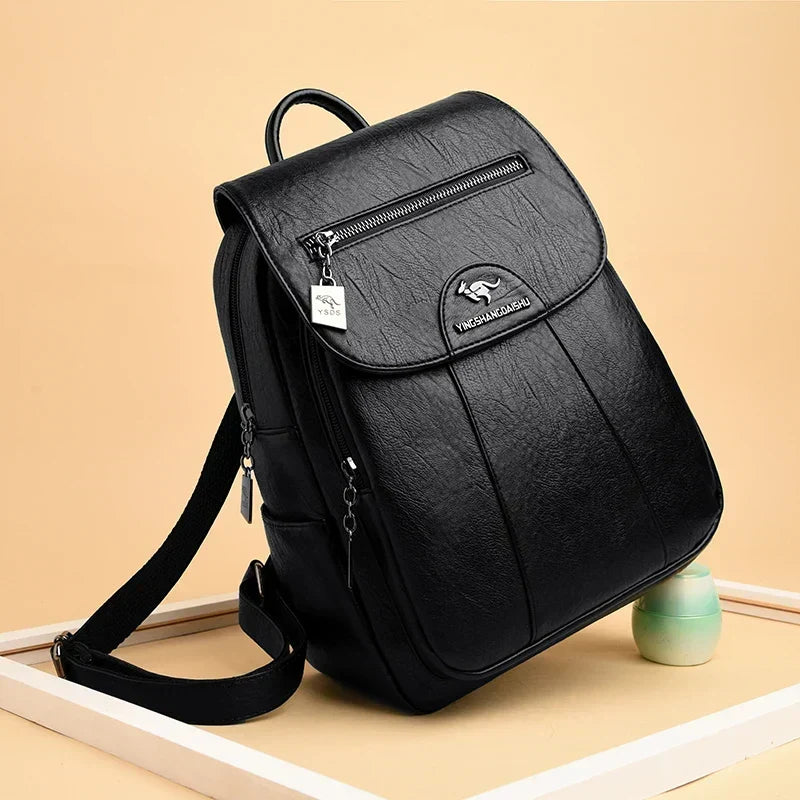 Unisex anti-theft backpack, secure everyday carry bag for commuters. Modern & stylish travel daypack.