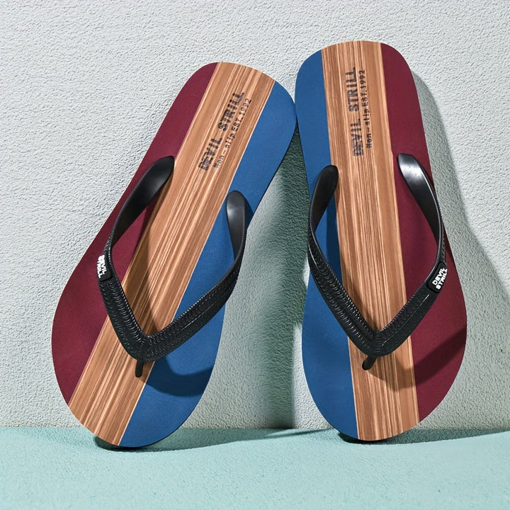 Men's home slippers offering all-day comfort, with non-slip and odor-resistant technology.
