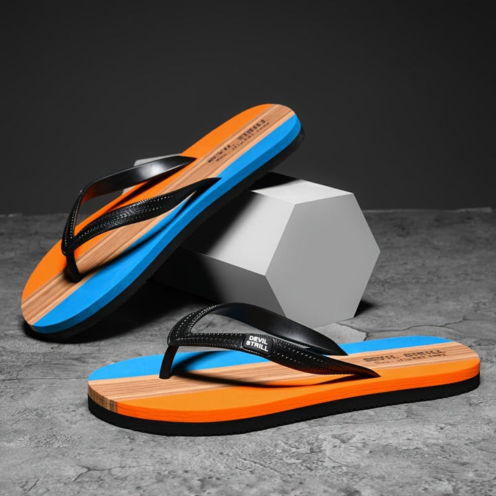 Versatile men's indoor-outdoor slippers, perfect casual footwear for home & garden comfort.