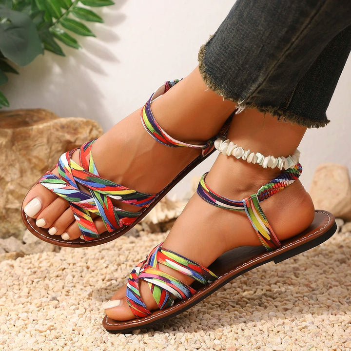 Stylish women's summer sandals, excellent lightweight footwear for warm weather adventures.