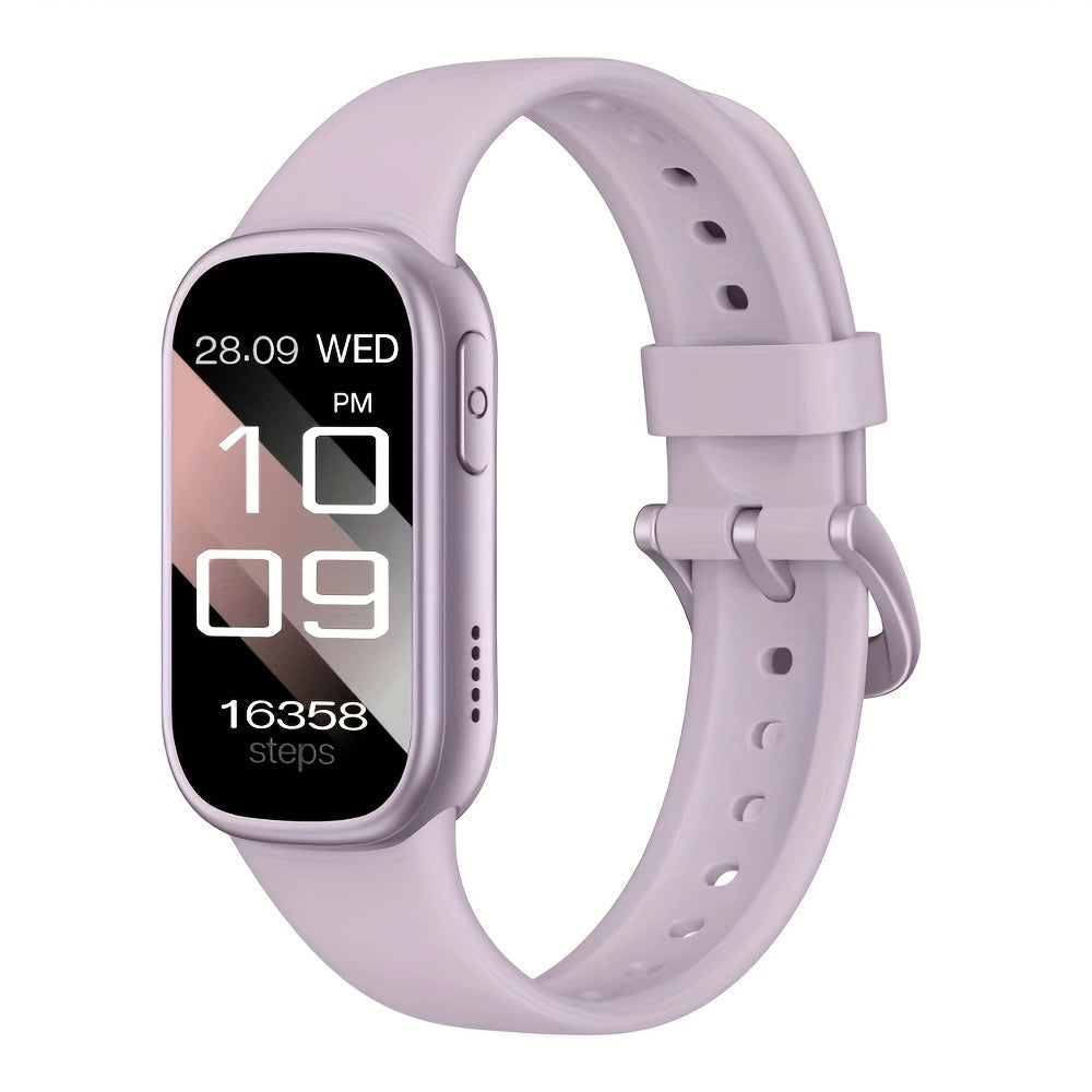 Unisex fitness tracker smartwatch for men & women, monitors activity & has long battery.