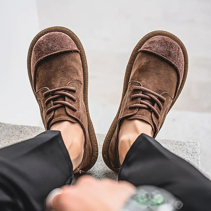 Men's classic orthopedic lace-up walking shoes, built for comfort, support, and foot health on any walk.
