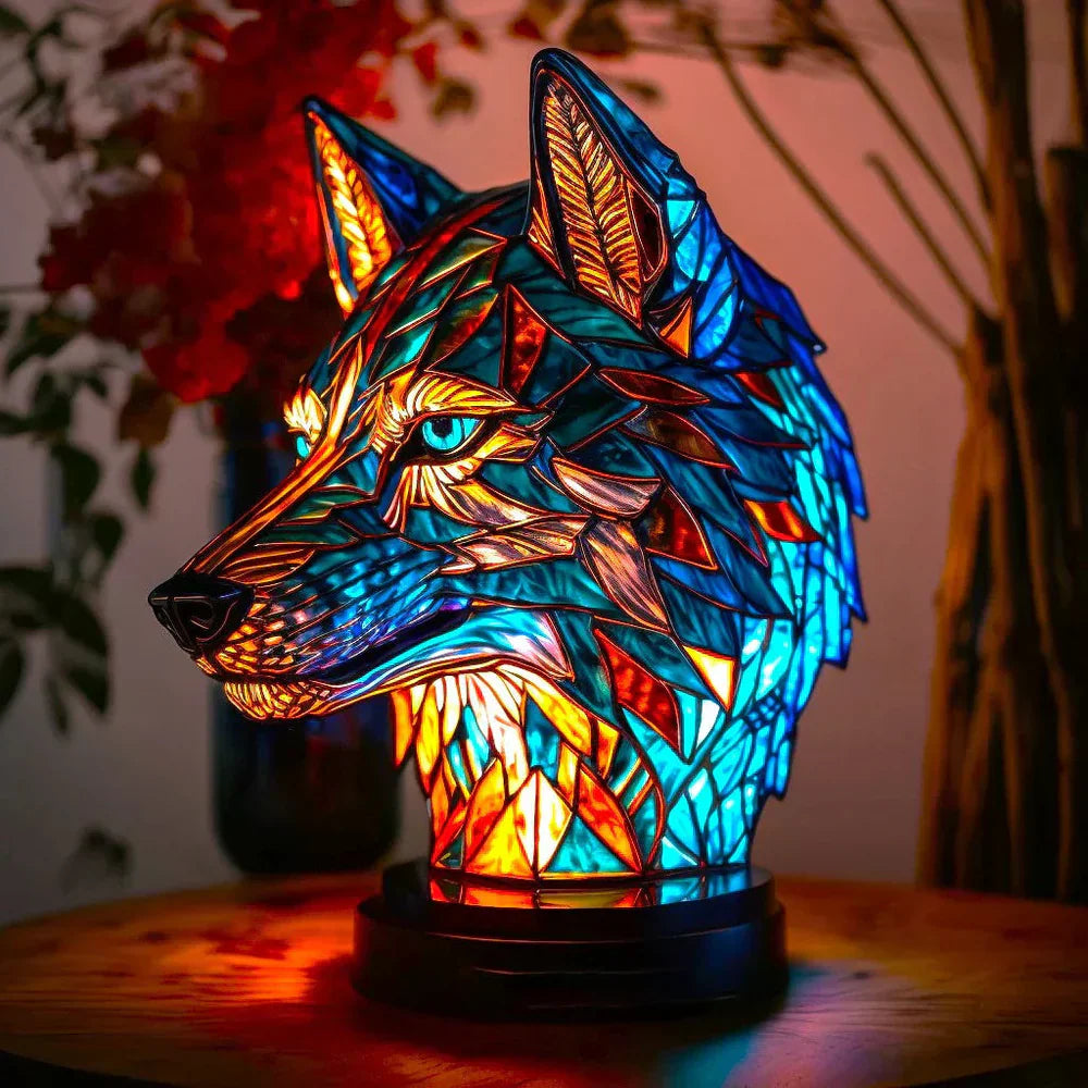 Decorative animal table lamp, perfect ambient lighting for any room.
