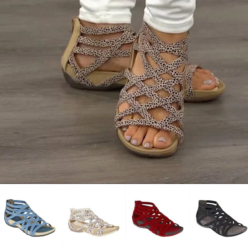 Stylish and comfortable women's sandals, adjustable for arch support, ideal for summer.