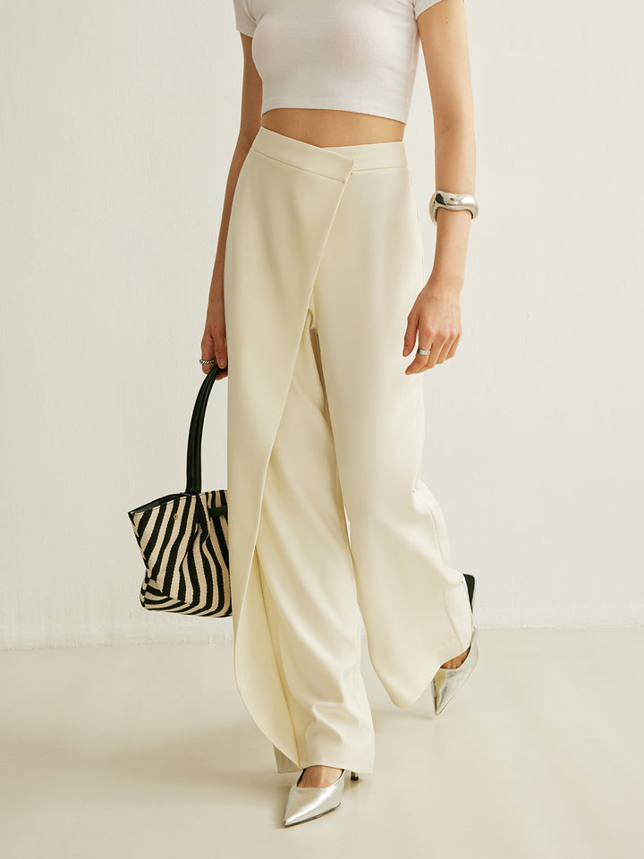 Women's High Waist Wide Leg Trousers