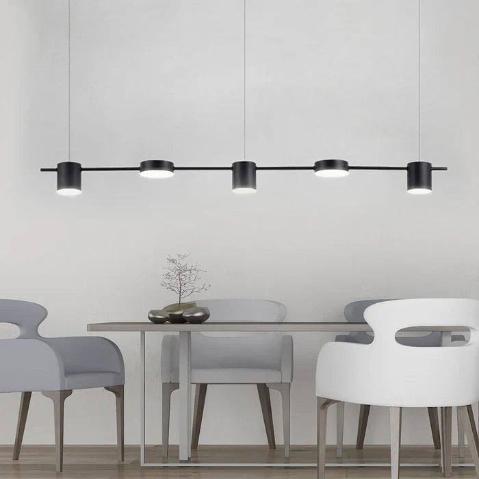AuraDrum pendant light in gold, perfect for modern kitchen islands