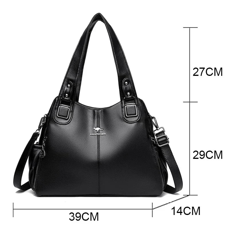 India™ Leather Shoulder Bag