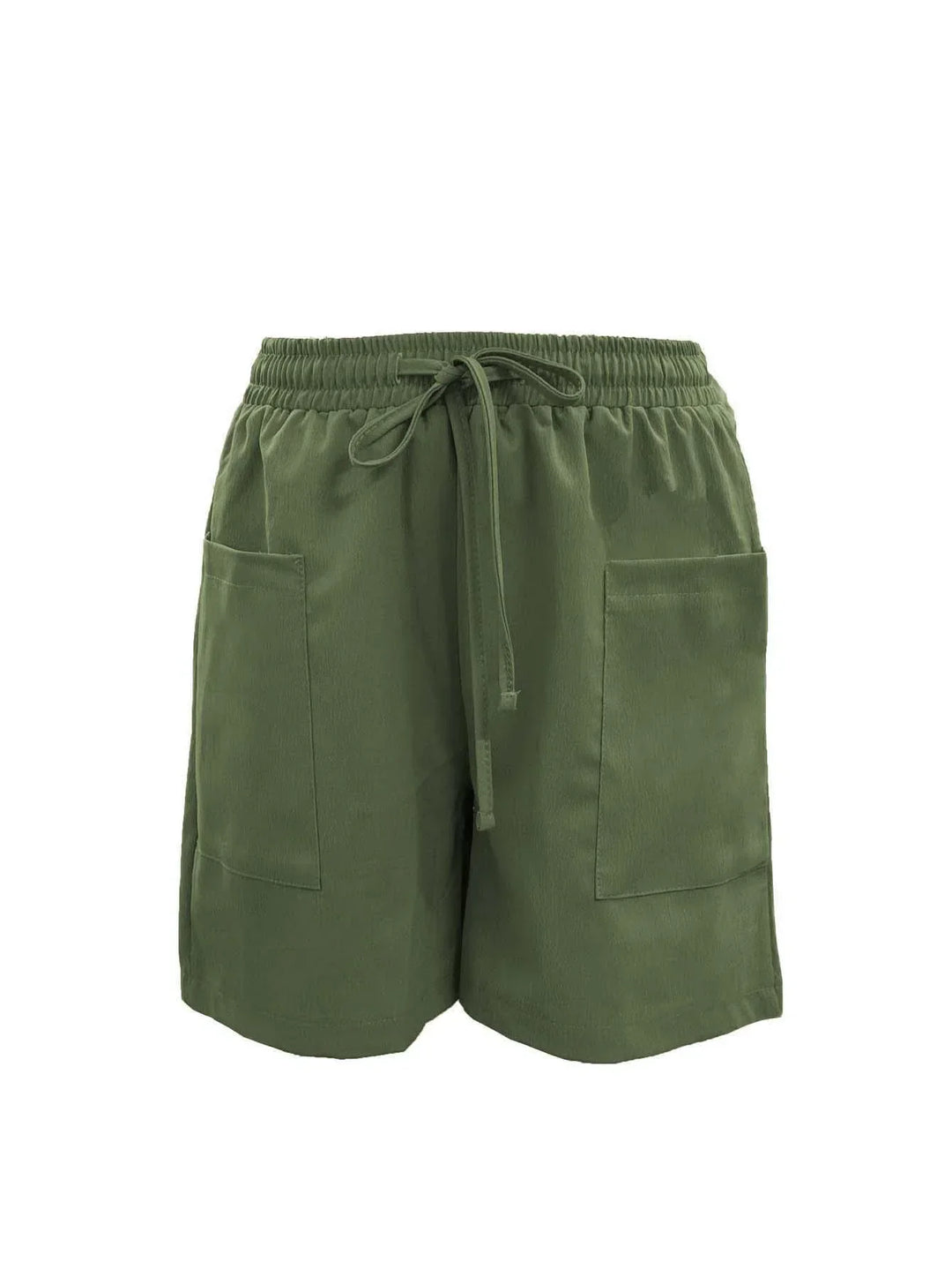 Comfortable women's bermuda shorts with relaxed fit & drawstring waist, ideal for everyday style.