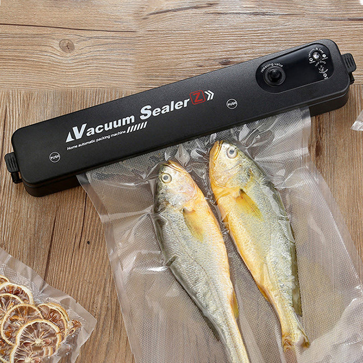 Keep food fresh longer with this automatic vacuum sealer, essential for maximizing food storage life.