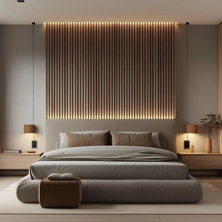 Auto-on motion sensor LED strip night light, perfect for dark hallways or bedrooms.