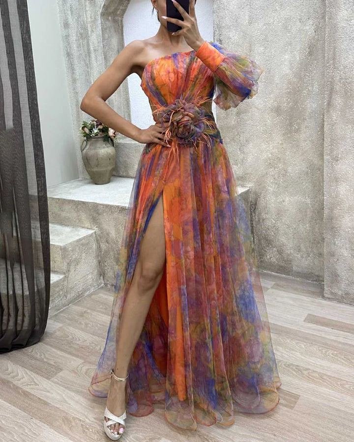 Elegant Split Dress for Women