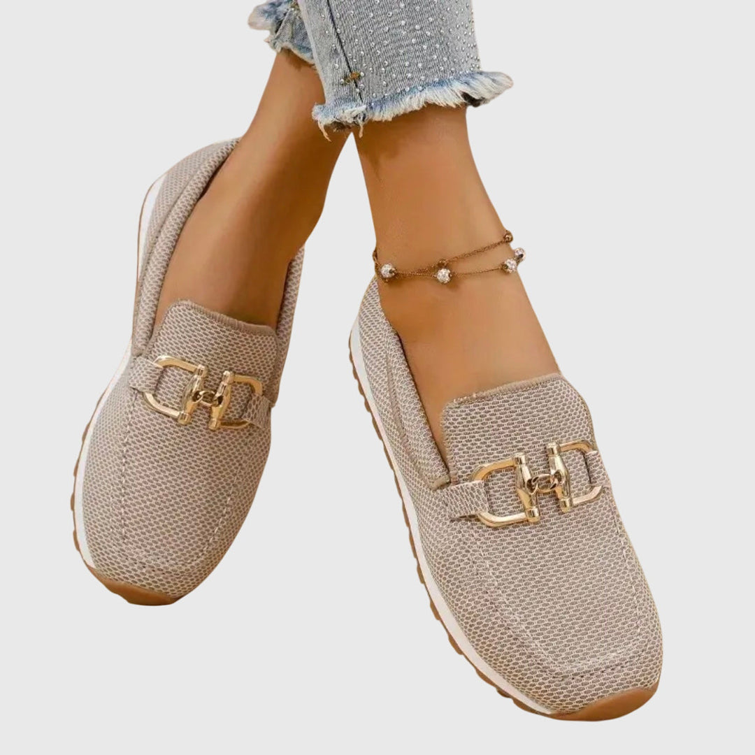 Orthopedic women's loafers, supportive slip-on flats with ultimate cushioning.