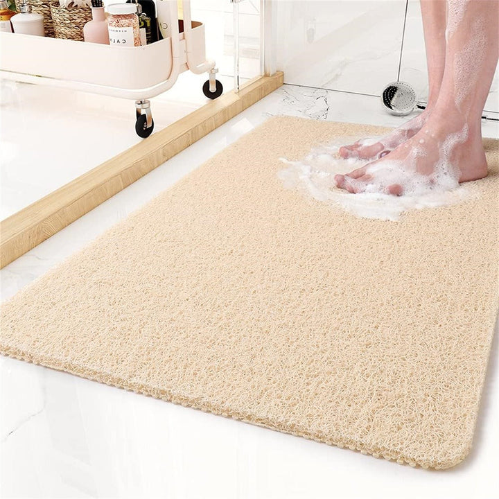 Durable anti-slip floor mat with efficient drainage for bathrooms, kitchens, and all wet environments.