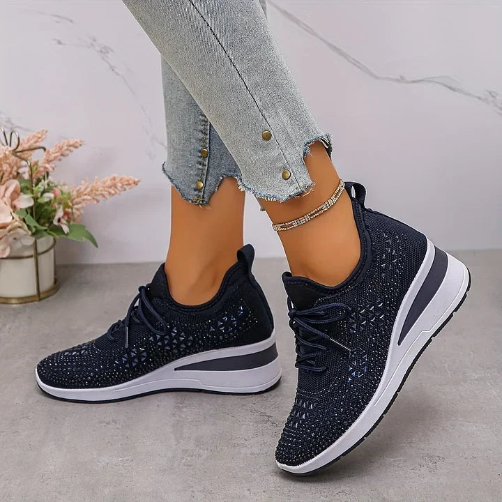 Durable women's orthopedic walking shoes with ergonomic design for comfort & support.