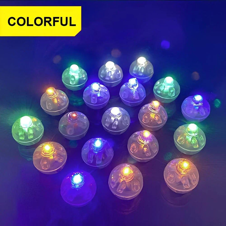 Decorative glow orbs, Nvroome LED light pearls, for ambient home & event lighting.