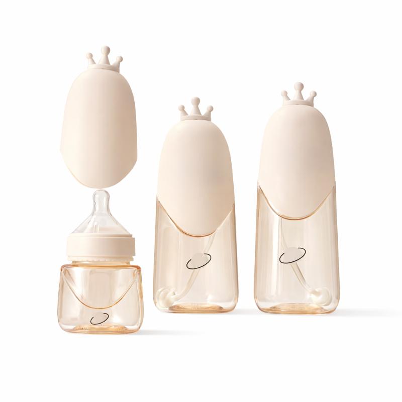 3-pack soft silicone baby bottles with anti-colic design for gentle, comfortable infant feeding and colic relief.