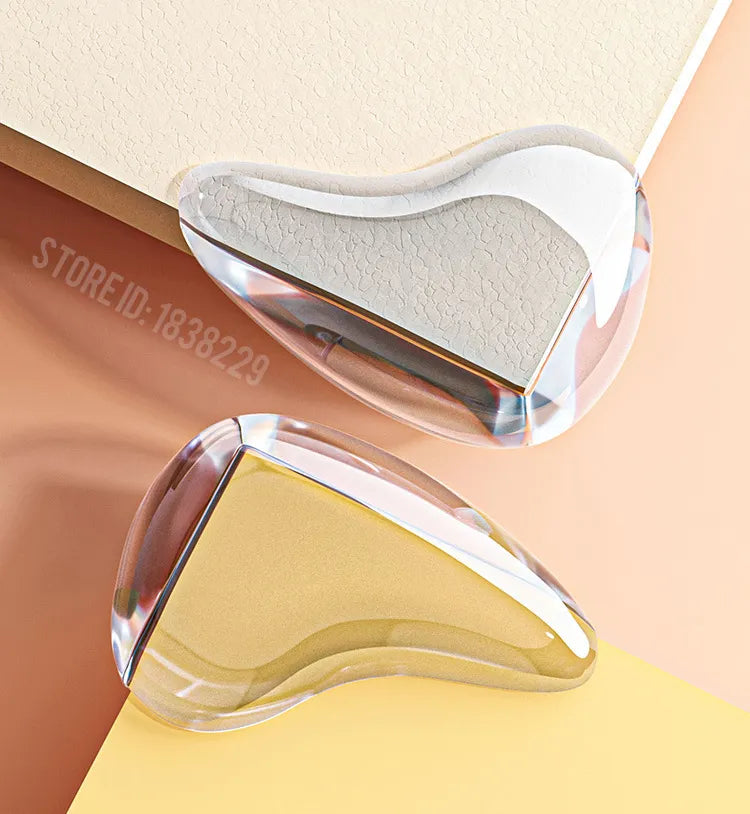 Premium 4-pack clear silicone corner protectors, providing discreet home safety & baby bump protection.