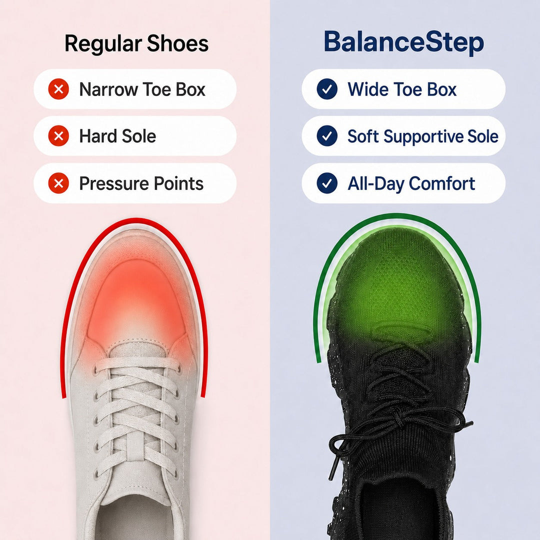 Women's orthopedic casual shoes, wide toe, offering excellent foot support & comfort.