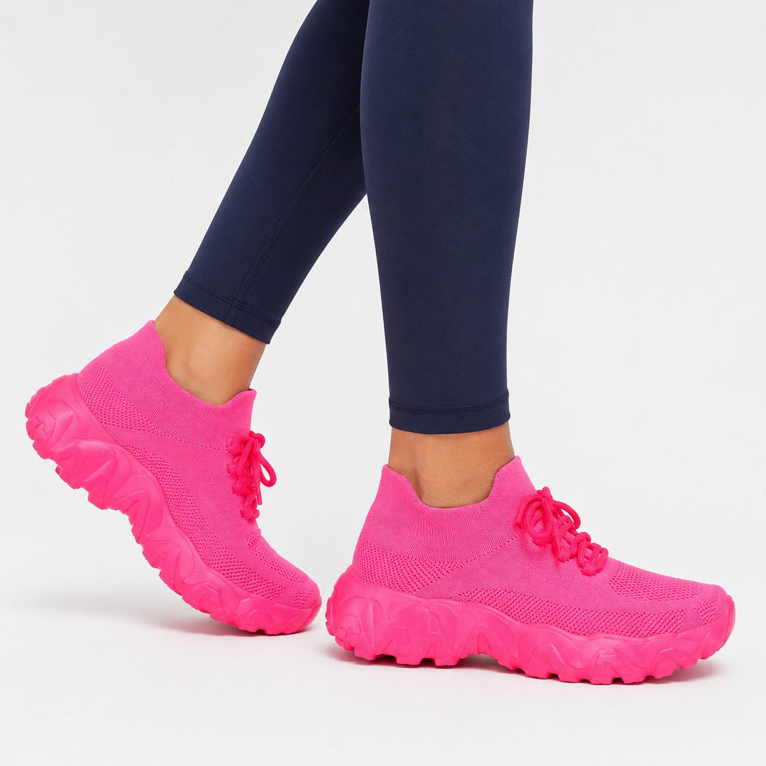 Wide toe women's walking shoes, orthopedic for comfort, foot support, & daily wear.