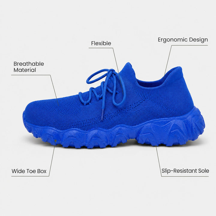 Women's wide toe health shoes, orthopedic comfort & foot support for all-day wear.