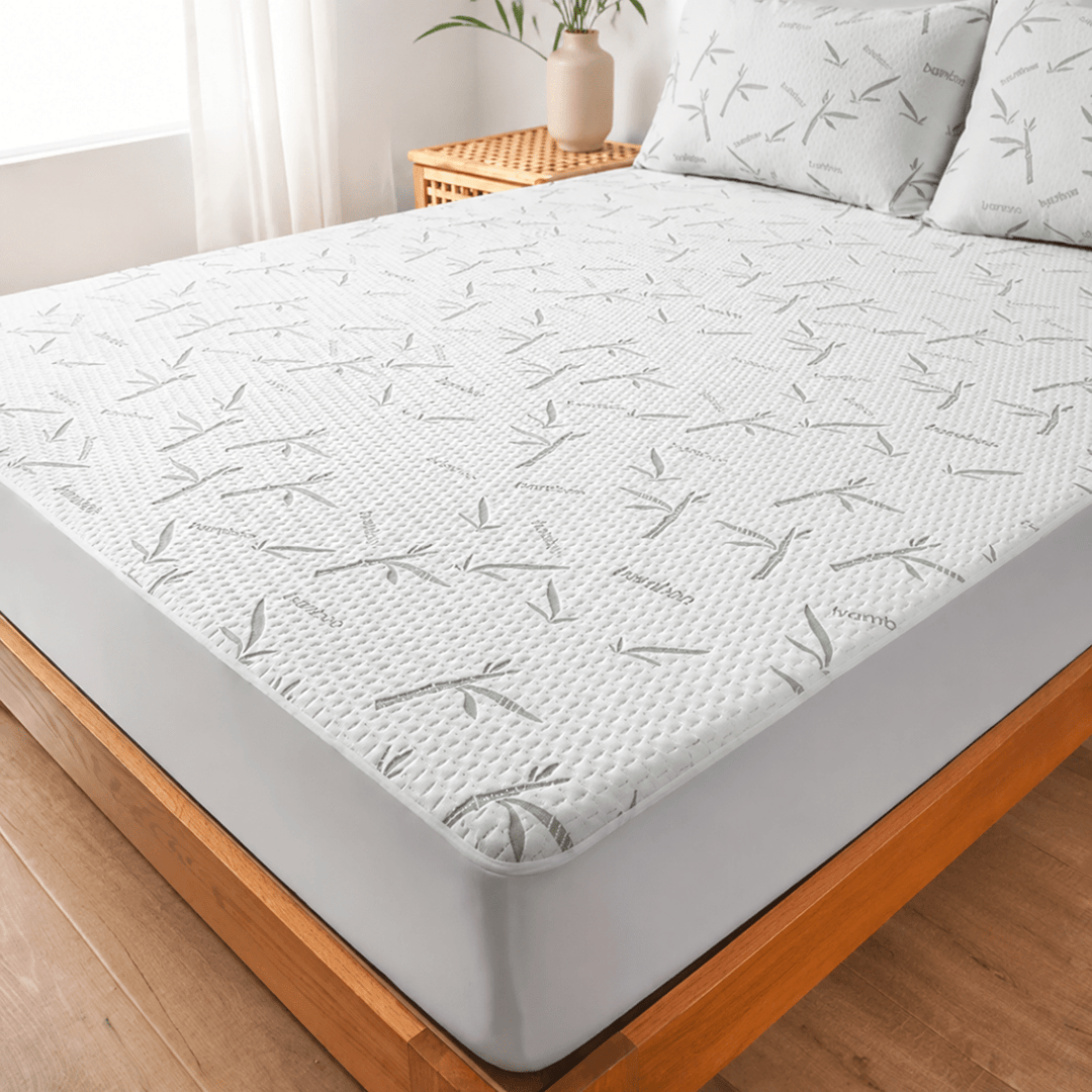Unisex cooling bamboo sheet for fresh, comfortable sleep, ideal for temperature regulation.