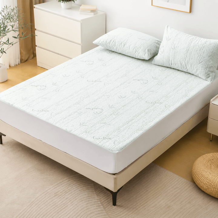 Breathable bamboo cooling sheet for fresh, comfortable sleep & summer bedding.