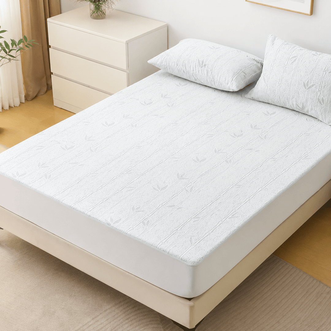 Adjustable unisex bamboo cooling sheet for fresh, comfortable sleep and bedroom comfort.