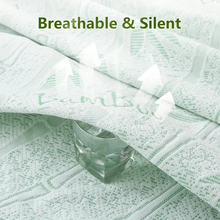 Unisex cooling bamboo sheet for ultimate fresh sleep, breathability, and all-night comfort.