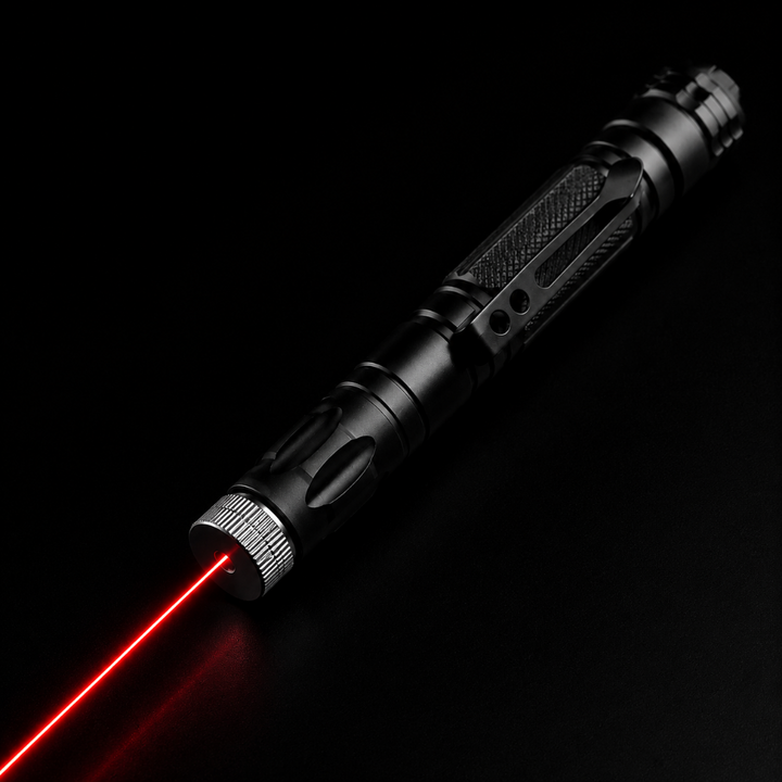 Powerful long-range laser pointer for stargazing & outdoor adventures. Features durable aluminum design & adjustable focus.